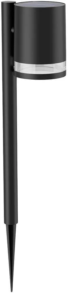 چراغ دیواری خورشیدی فیوه فیلیپس لایتینگ مناسب فضای باز، 1.5 وات، 2700 کلوین، مشکی، ضد آب و هوا IP44