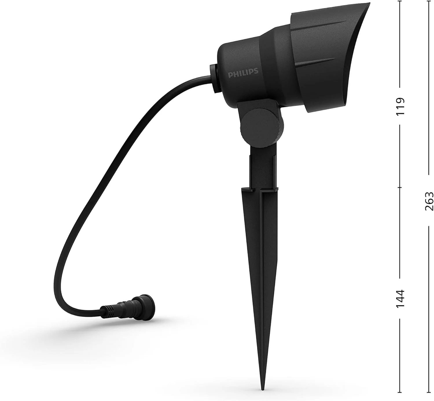 چراغ نقطه ای فضای باز ولتاژ پایین Philips GardenLink 1x6W، 4000K، IP44، منبع تغذیه شامل نمی شود