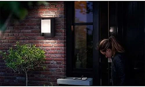 چراغ دیواری LED رو به بالا و پایین فضای باز Philips myGarden Arbour، 2 عدد چراغ LED 4.5 واتی - مشکی