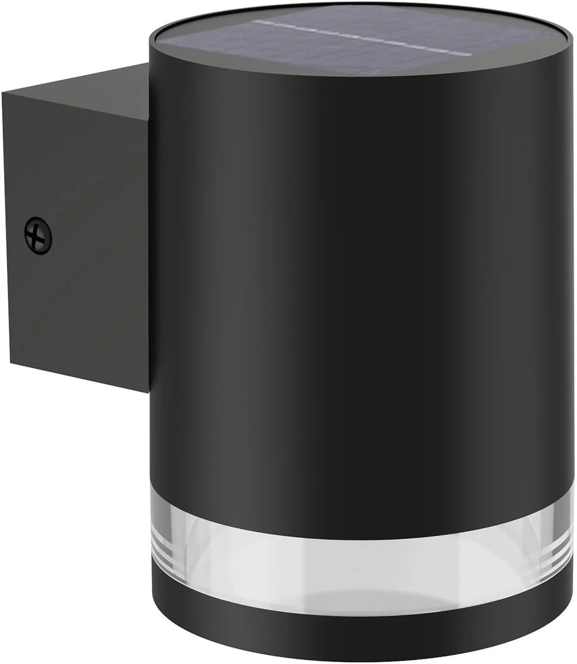 چراغ دیواری خورشیدی مشکی فیلیپس مدل Fyce 1.5 وات مناسب فضای باز، باغ و پاسیو - مقاوم در برابر آب