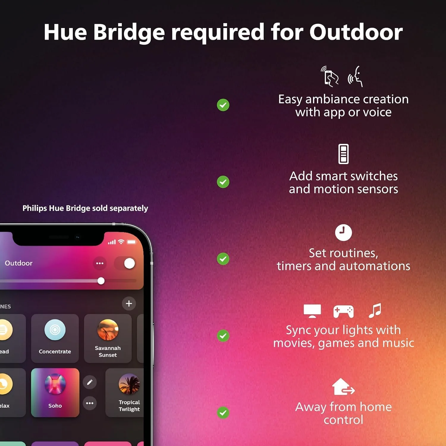 چراغ پروژکتور هوشمند سفید Philips Hue Welcome. روشنایی هوشمند فضای باز. سازگار با الکسا، گوگل اسیستنت و اپل هوم کیت چراغ پروژکتور هوشمند سفید Philips Hue Welcome. روشنایی هوشمند فضای باز. سازگار با الکسا، گوگل اسیستنت و اپل هوم کیت