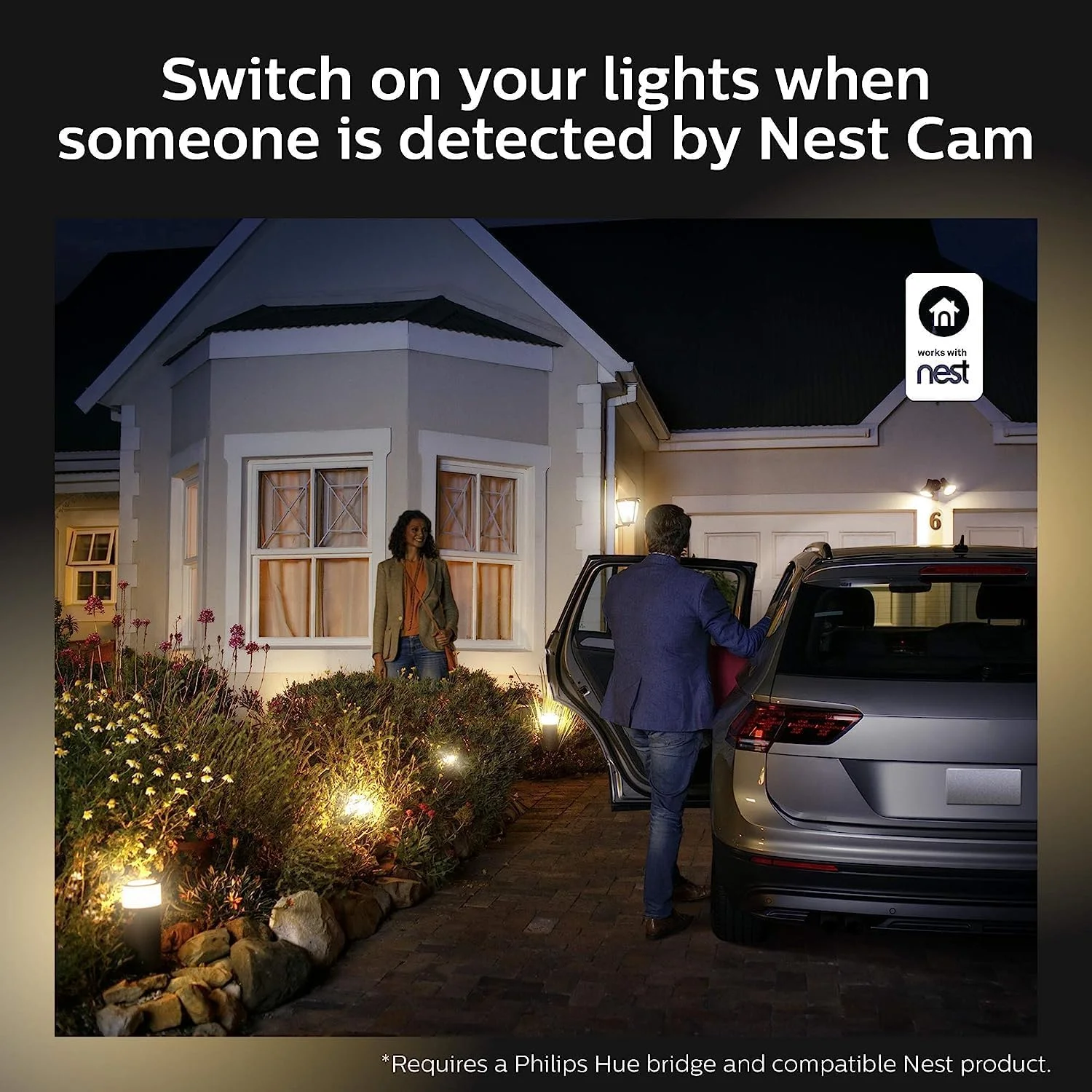 چراغ پروژکتور هوشمند سفید Philips Hue Welcome. روشنایی هوشمند فضای باز. سازگار با الکسا، گوگل اسیستنت و اپل هوم کیت چراغ پروژکتور هوشمند سفید Philips Hue Welcome. روشنایی هوشمند فضای باز. سازگار با الکسا، گوگل اسیستنت و اپل هوم کیت