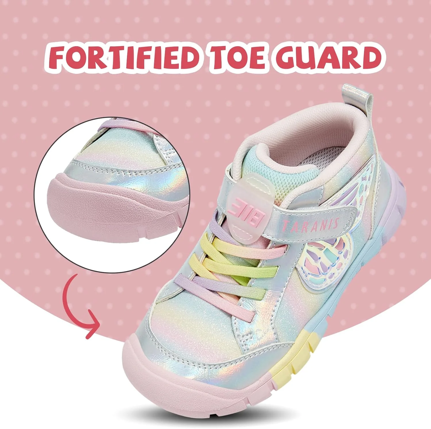 کفش‌های کتانی بادوام و راحت TARANIS مناسب کودکان و نوجوانان، کفش‌های پیاده‌روی ضد لغزش برای کودکان