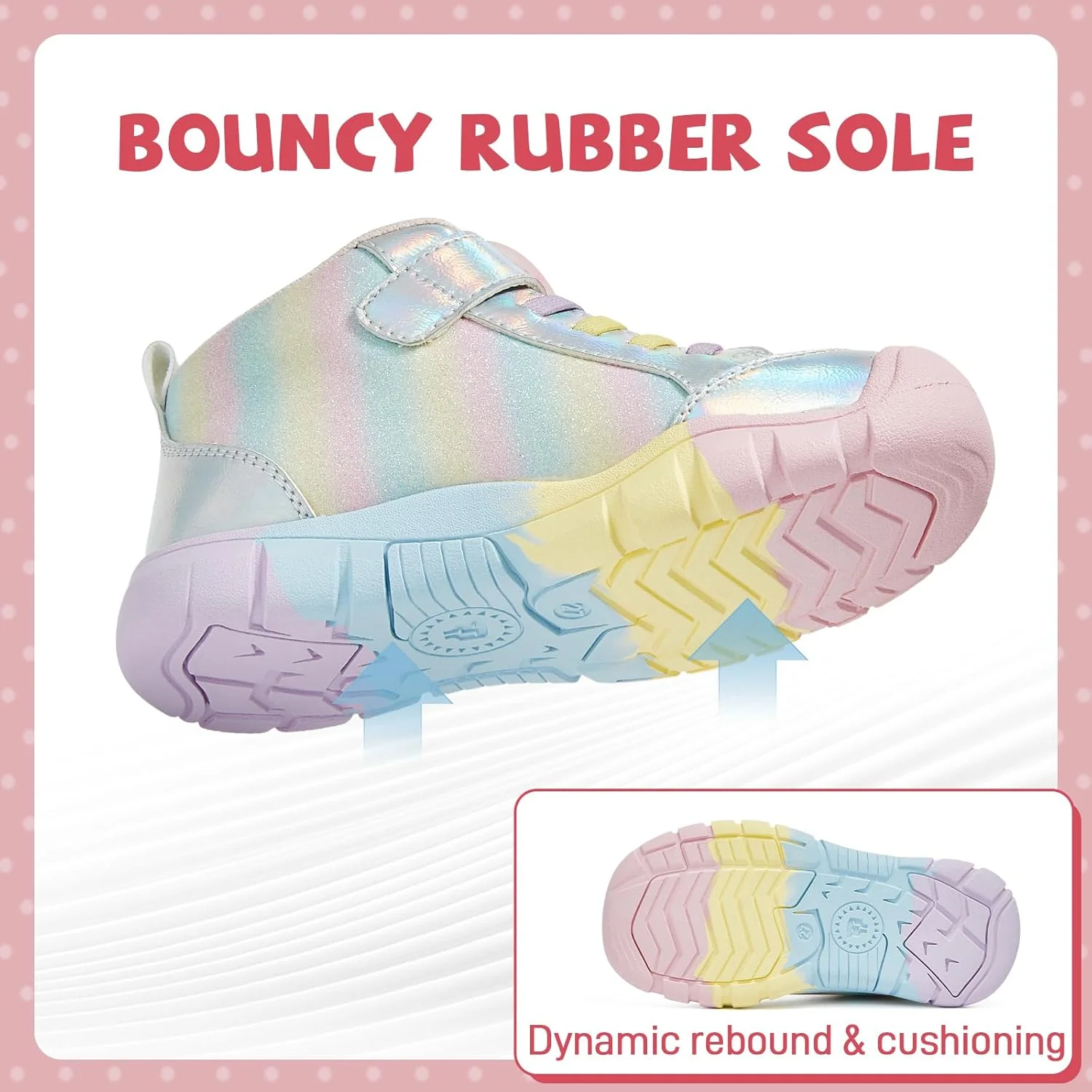 کفش‌های کتانی بادوام و راحت TARANIS مناسب کودکان و نوجوانان، کفش‌های پیاده‌روی ضد لغزش برای کودکان