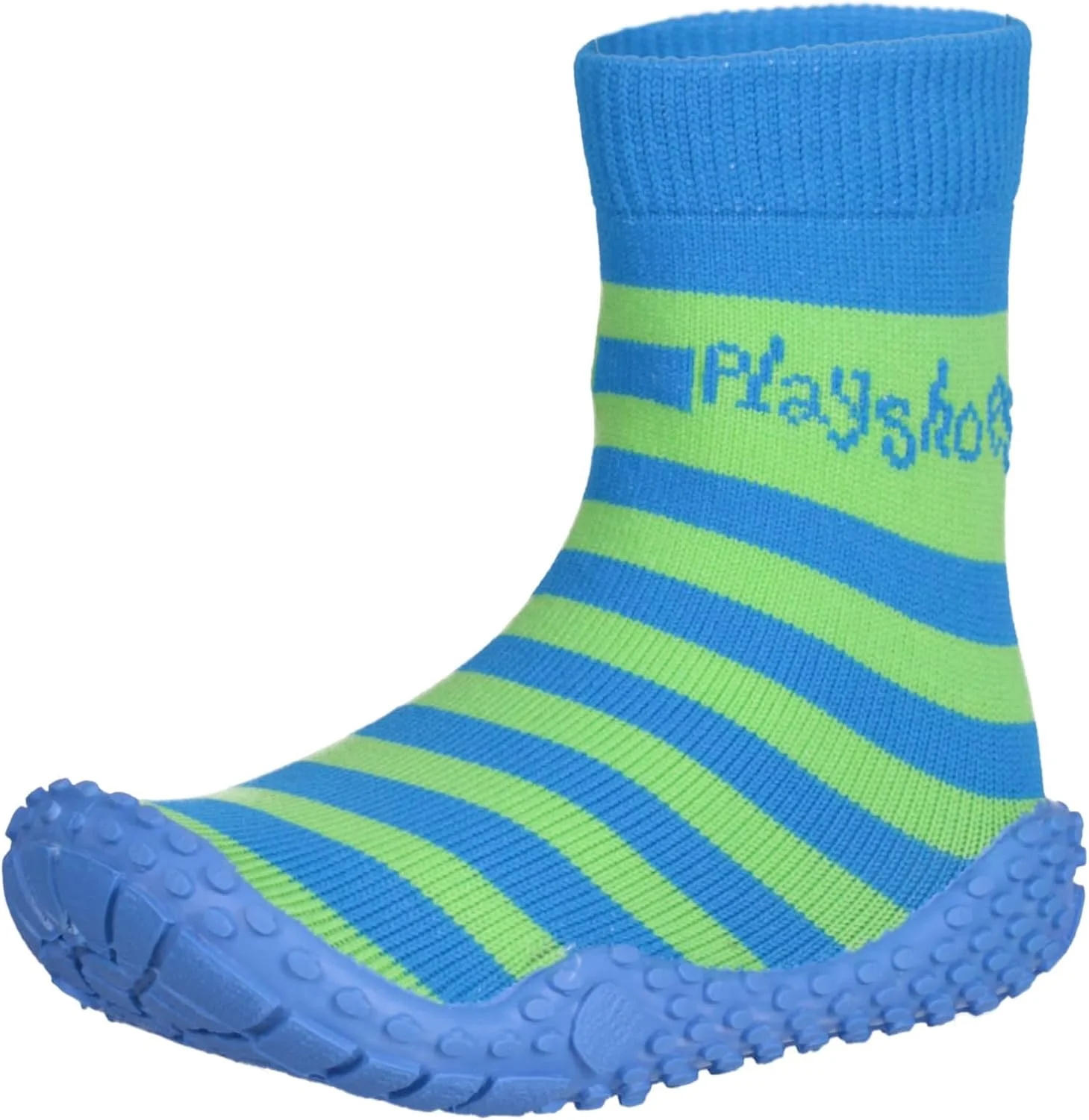 جوراب آبی محافظت در برابر اشعه ماوراء بنفش Playshoes مدل Uni، کفش ساحلی و استخری، سبز آبی سبز 791، سایز 2.5 کودکانه