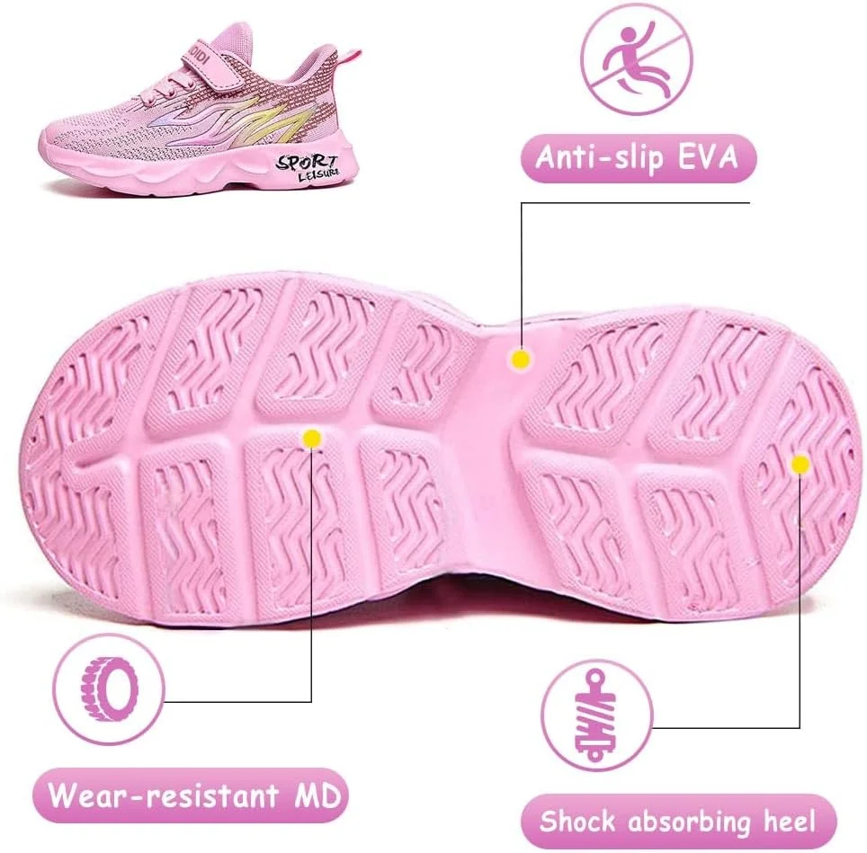 کفش ورزشی بچگانه PHMNZIP، مناسب دختران و پسران، کفش دویدن، کفش کتانی مد روز، کفش ورزشی غیررسمی، کفش پیاده روی سبک وزن، ژیمناستیک برای کودکان یونیسکس، مشکی، آبی، صورتی کفش ورزشی بچگانه PHMNZIP، مناسب دختران و پسران، کفش دویدن، کفش کتانی مد روز، کفش ورزشی غیررسمی، کفش پیاده روی سبک وزن، ژیمناستیک برای کودکان یونیسکس، مشکی، آبی، صورتی