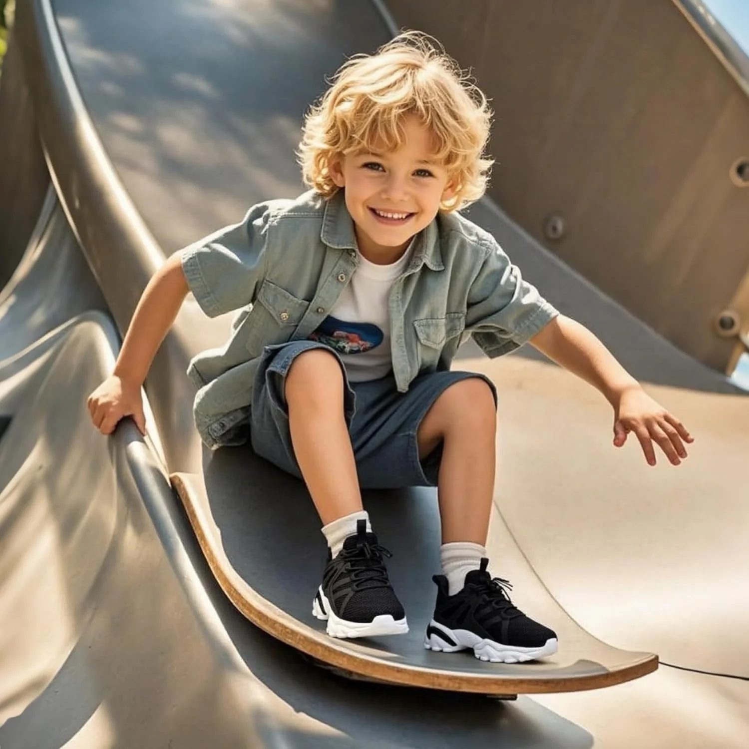 کفش ورزشی نیهایویا پسرانه دخترانه، کفش تنیس بچگانه، کفش پیاده روی و دویدن توری سبک و تنفسی برای کودکان نوپا/کودکان کوچک/کودکان بزرگ کفش ورزشی نیهایویا پسرانه دخترانه، کفش تنیس بچگانه، کفش پیاده روی و دویدن توری سبک و تنفسی برای کودکان نوپا/کودکان کوچک/کودکان بزرگ