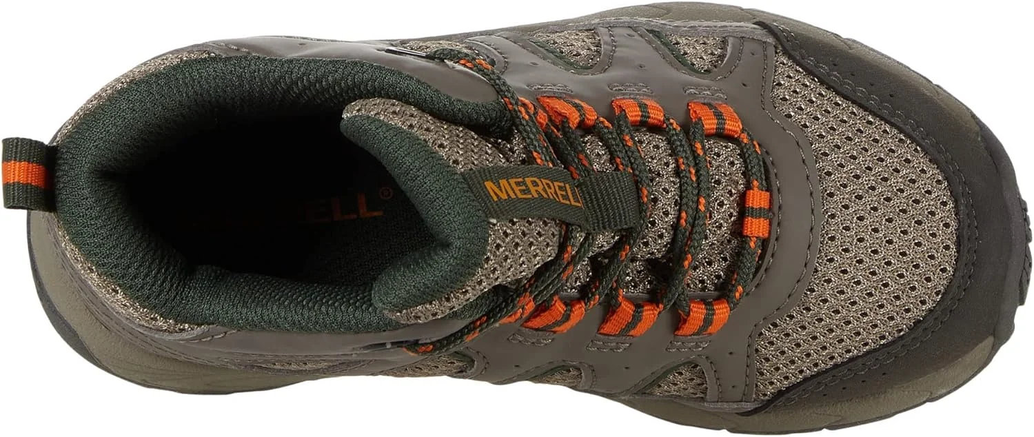 کفش پیاده روی دخترانه ضدآب Merrell Oakcreek Mid Lace Wtrpf