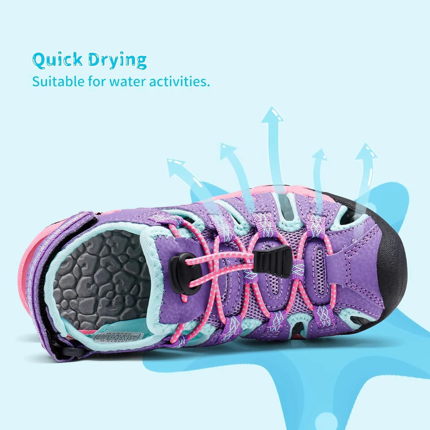 صندل های ورزشی تابستانی پسرانه و دخترانه DREAM PAIRS صندل های ورزشی تابستانی پسرانه و دخترانه DREAM PAIRS