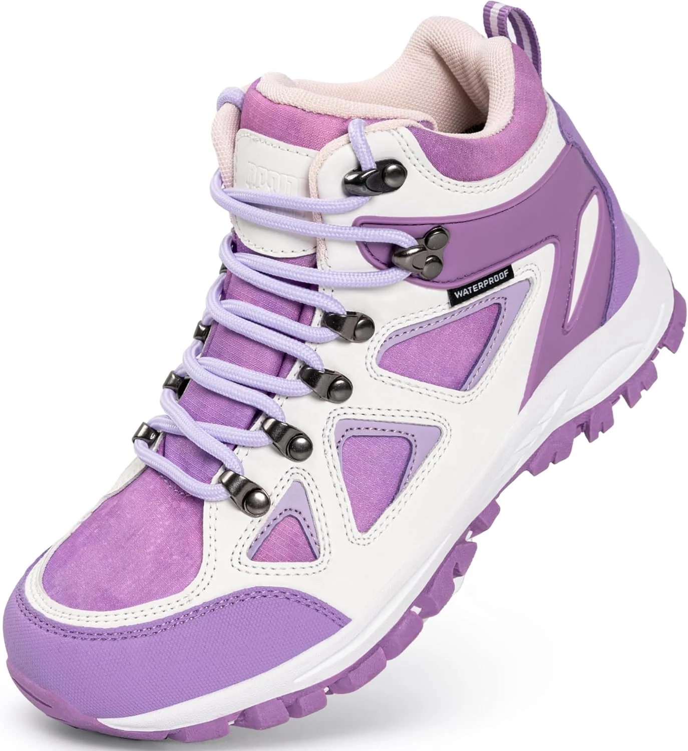 کفش کوهنوردی بچگانه آر کورد، ضد آب، بادوام، زیره TPR با کشش بالا، ضد لغزش، بند دار، مناسب ماجراجویی در فضای باز