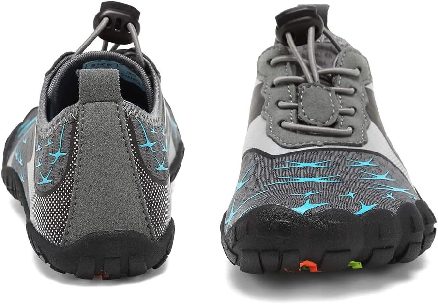 کفش‌های آبی پسرانه و دخترانه CIOR، کفش‌های ورزشی سریع خشک‌شونده، کفش‌های ورزشی سبک وزن (مناسب کودکان نوپا/کودکان کوچک/کودکان بزرگ)، 13.y.grey، 11.5 Little Kid