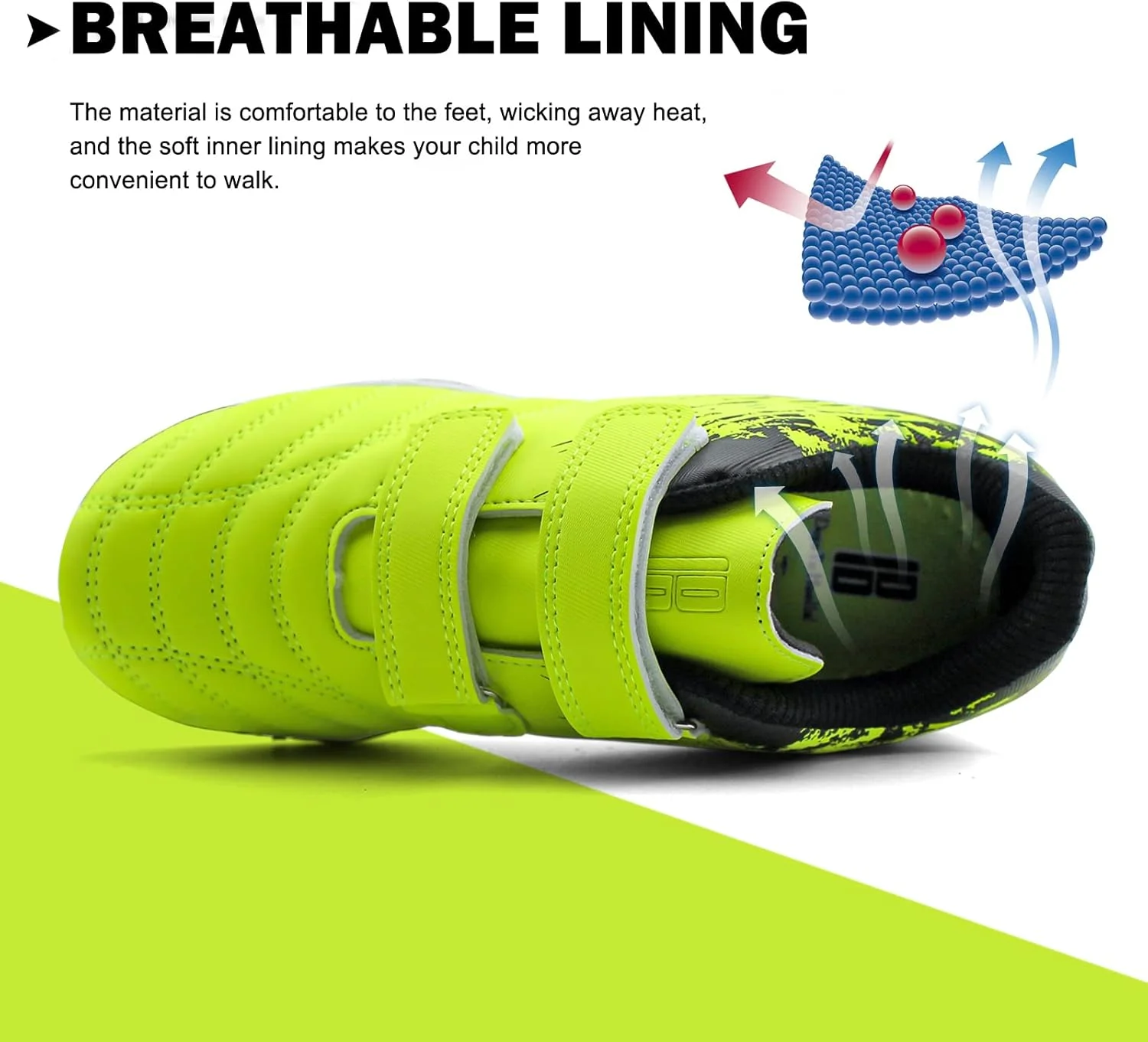 کفش فوتبال چمن مصنوعی راحت بچگانه برومن، کفش ورزشی فوتبال