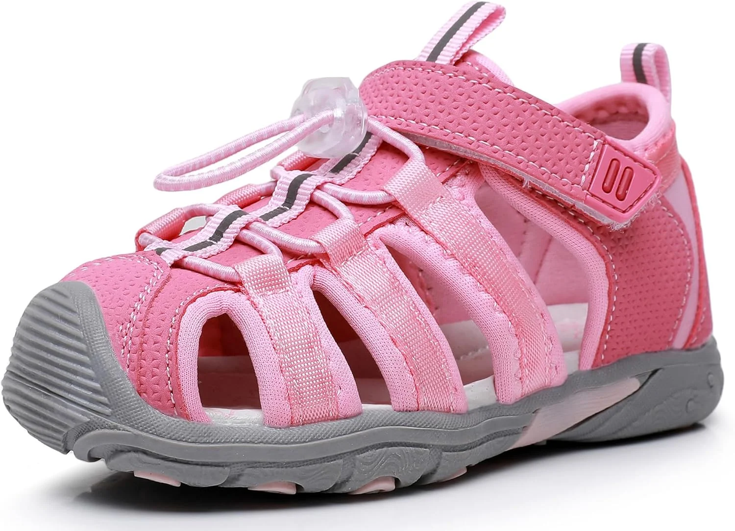 صندل های تابستانی پسرانه آپاکوآ، مناسب فضای باز، ورزشی، دو بند، جلو بسته، ساحلی (مناسب کودکان نوپا/کودکان کوچک)