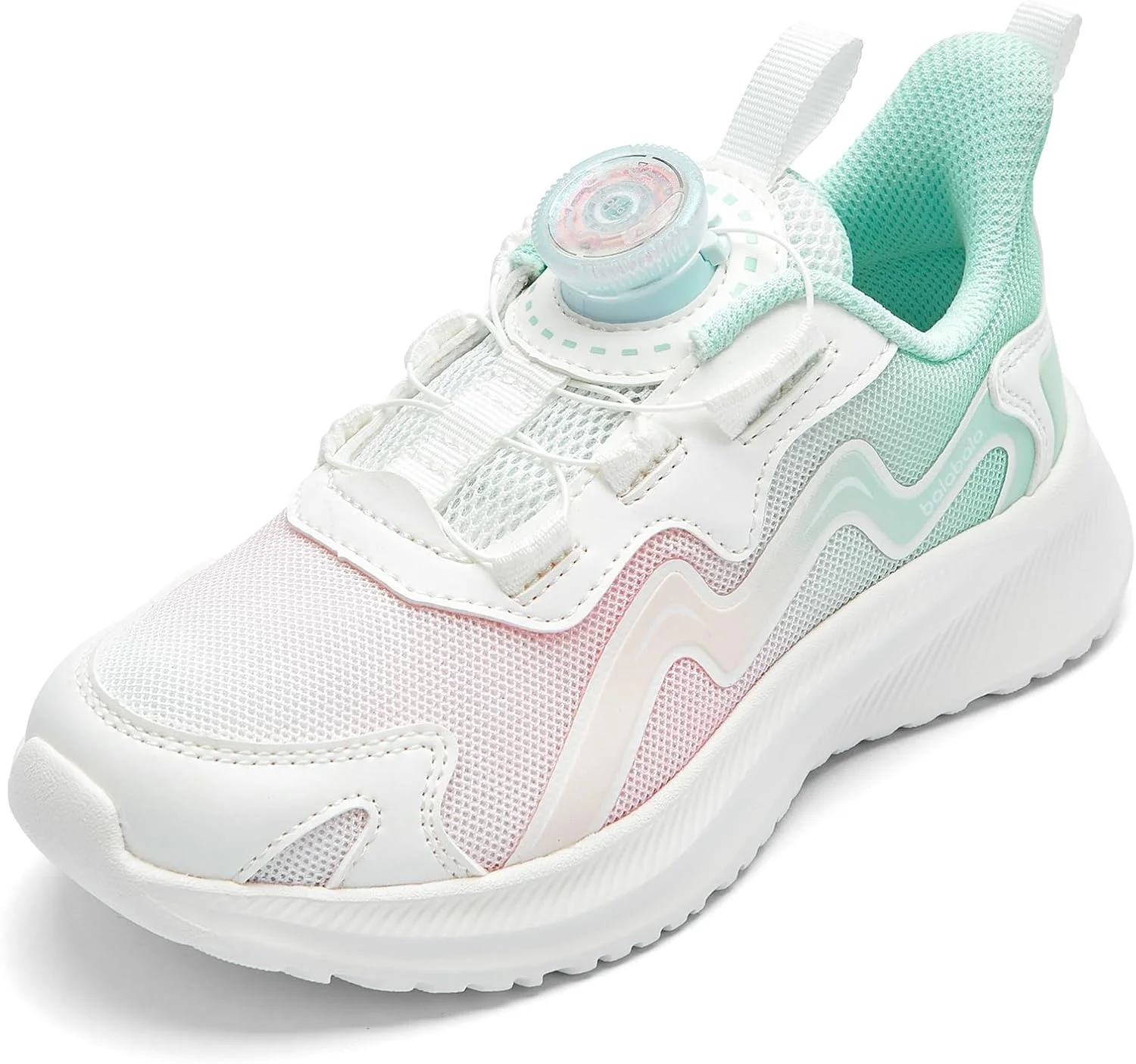 کفش ورزشی قفل چرخشی Balabala پسرانه دخترانه بچگانه کفش تنیس کفش دویدن تنفسی پیاده روی کفش ورزشی