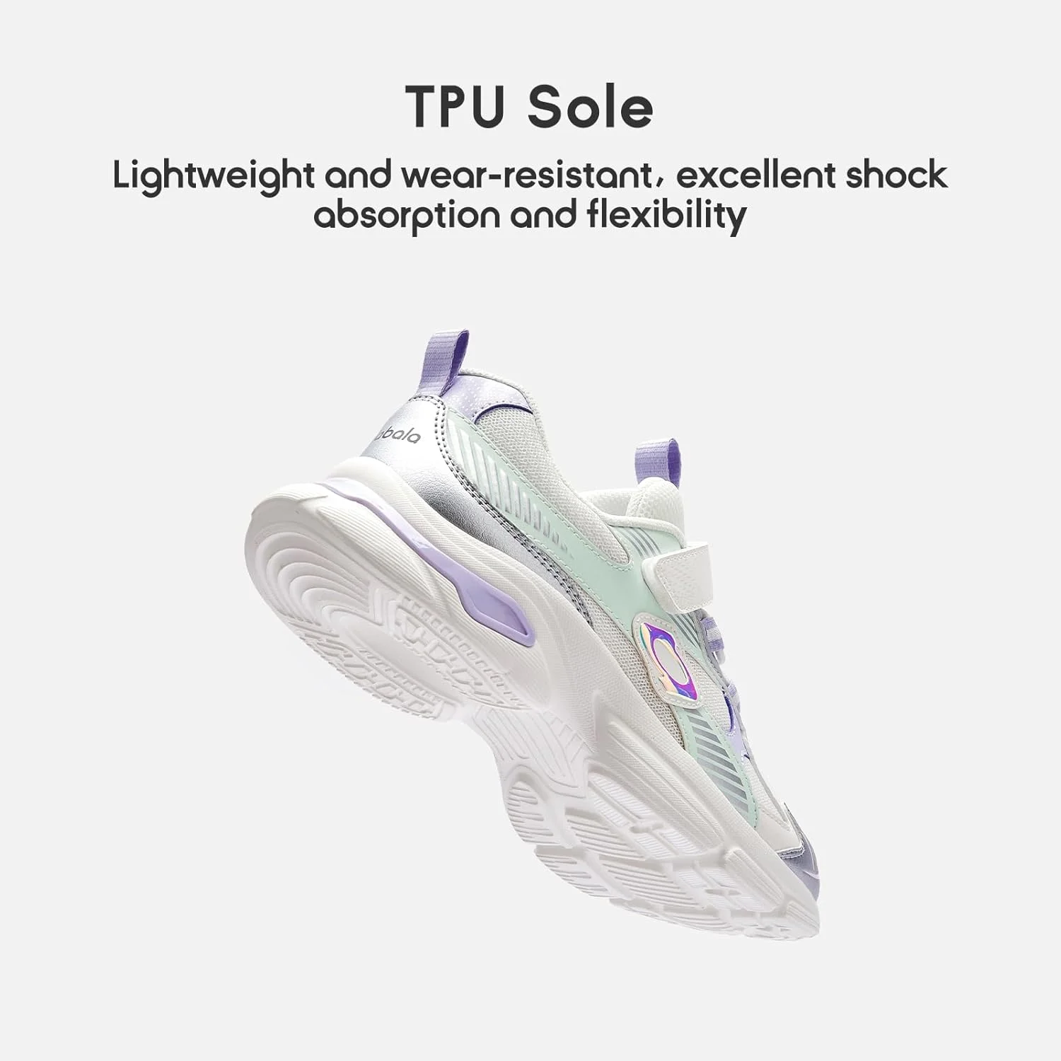 کفش ورزشی بچگانه بالابالا، مناسب دویدن و تنیس، سبک، قابل تنفس، طرح قدیمی، بند چسبی