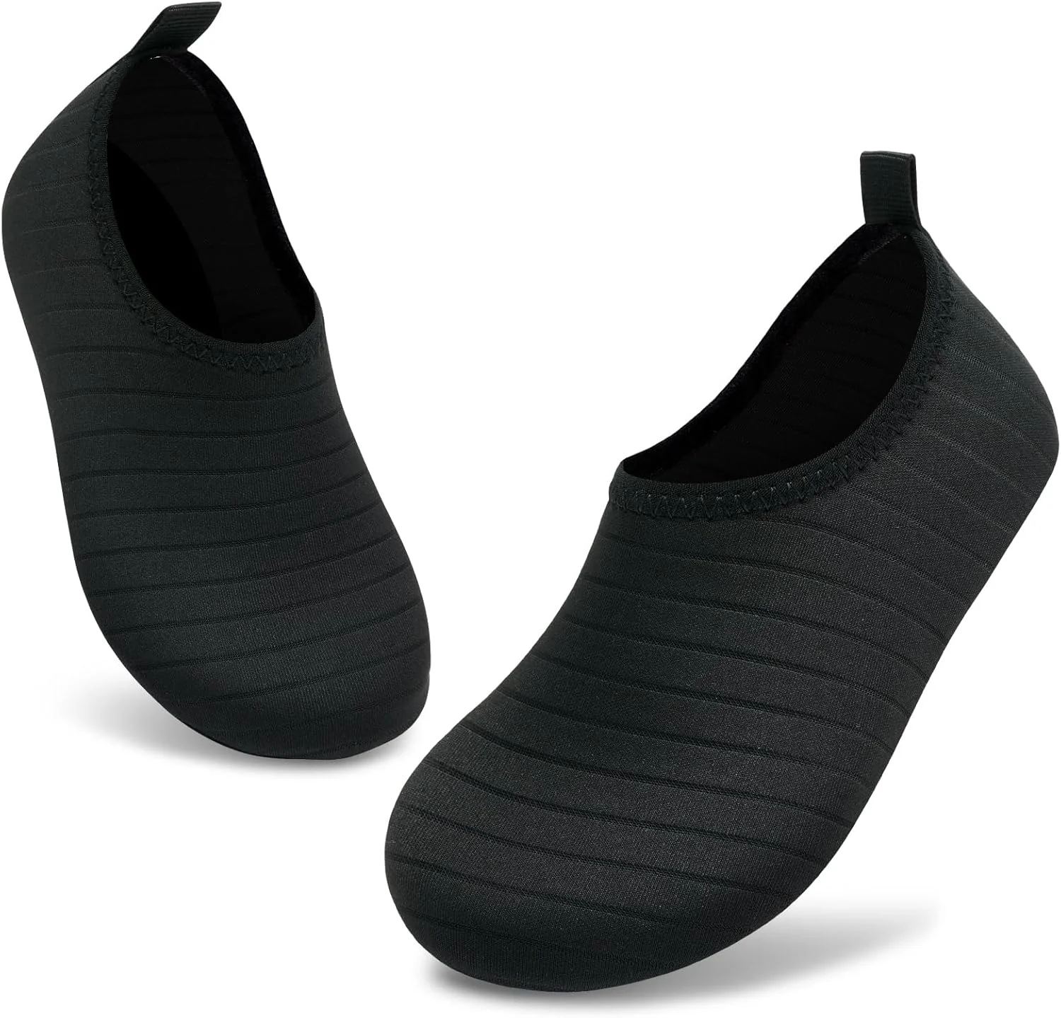 کفش های آبی ANLUKE بچگانه پسرانه دخترانه جوراب های آکوا پا برهنه خشک شونده سریع ساحلی شنا کفش های ورزشی فضای باز برای کودکان نوپا مشکی سایز 30/31