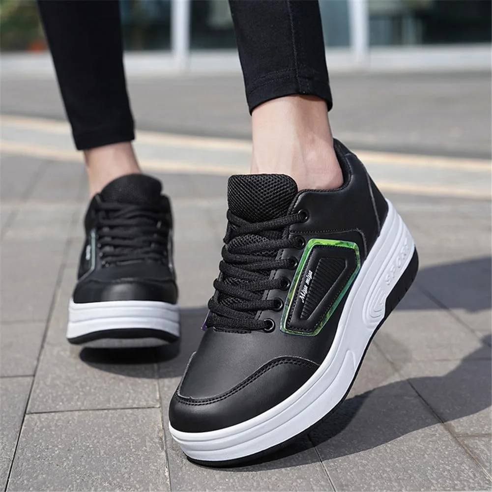 کفش های اسکیت غلتکی بچه گانه ZYANLING، کفش های ورزشی غلتکی برای پسران و دختران با 2 چرخ، کفش های کتانی جمع شونده کودکانه یونیسکس برای هدیه تولد و نمایش کودکان کفش های اسکیت غلتکی بچه گانه ZYANLING، کفش های ورزشی غلتکی برای پسران و دختران با 2 چرخ، کفش های کتانی جمع شونده کودکانه یونیسکس برای هدیه تولد و نمایش کودکان