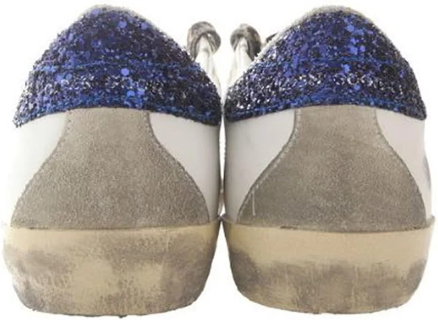 کفش‌های کتانی دخترانه VONKIE مدل Golden Goose، کفش‌های ورزشی لاستیکی بنددار یکپارچهسازی با سیستمعامل، کفش‌های تخت بادوام و غیررسمی