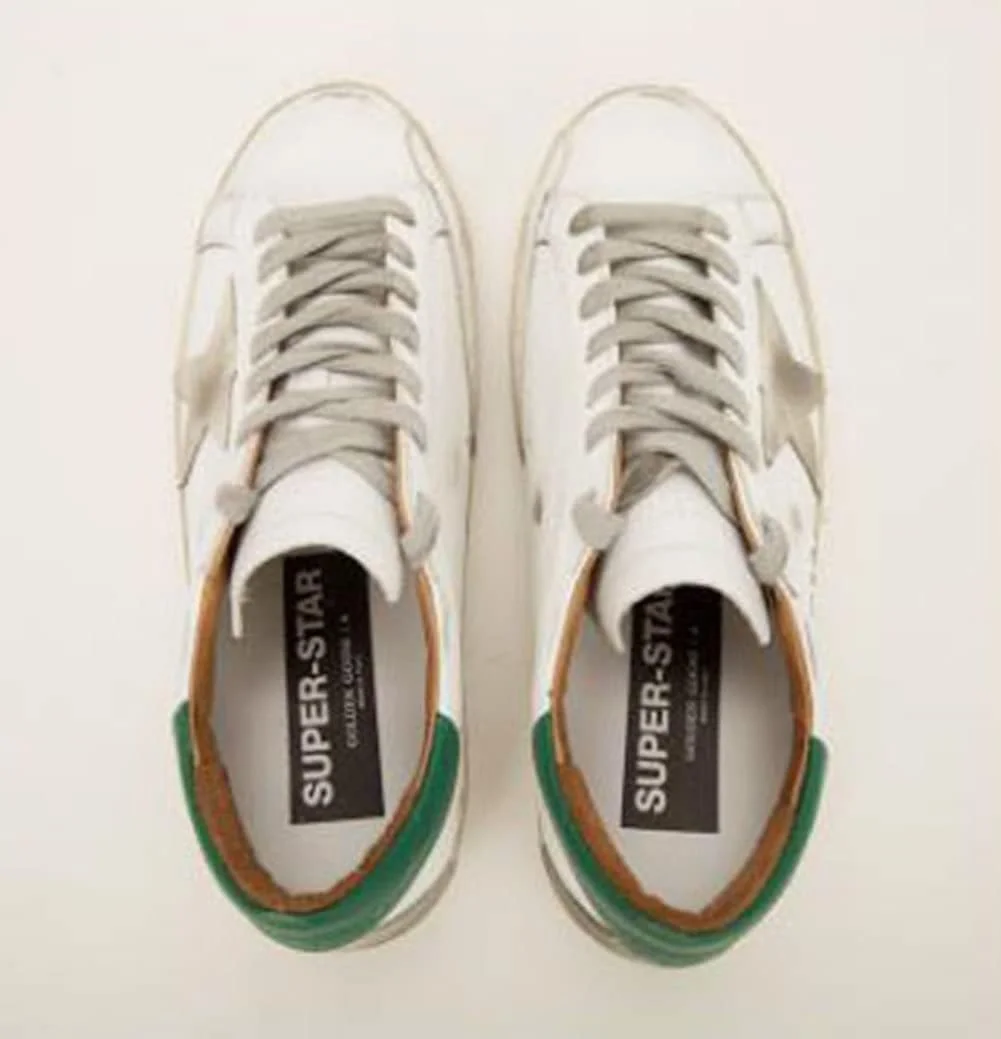 کفش‌های کتانی دخترانه VONKIE Golden Goose، کلاسیک، بند دار، ساق کوتاه، مناسب پیاده‌روی در فضای باز، تنفس‌پذیر، تخت، کفش ورزشی