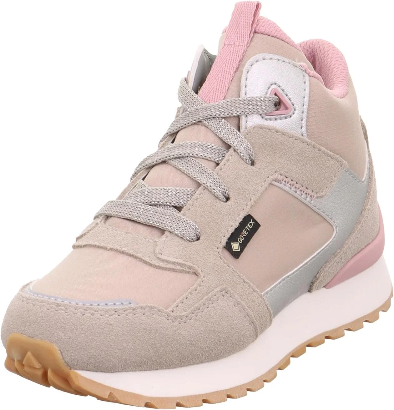 کفش کتانی دخترانه Superfit مدل Dash با لایه داخلی سبک Gore-tex رنگ بژ/صورتی 4000