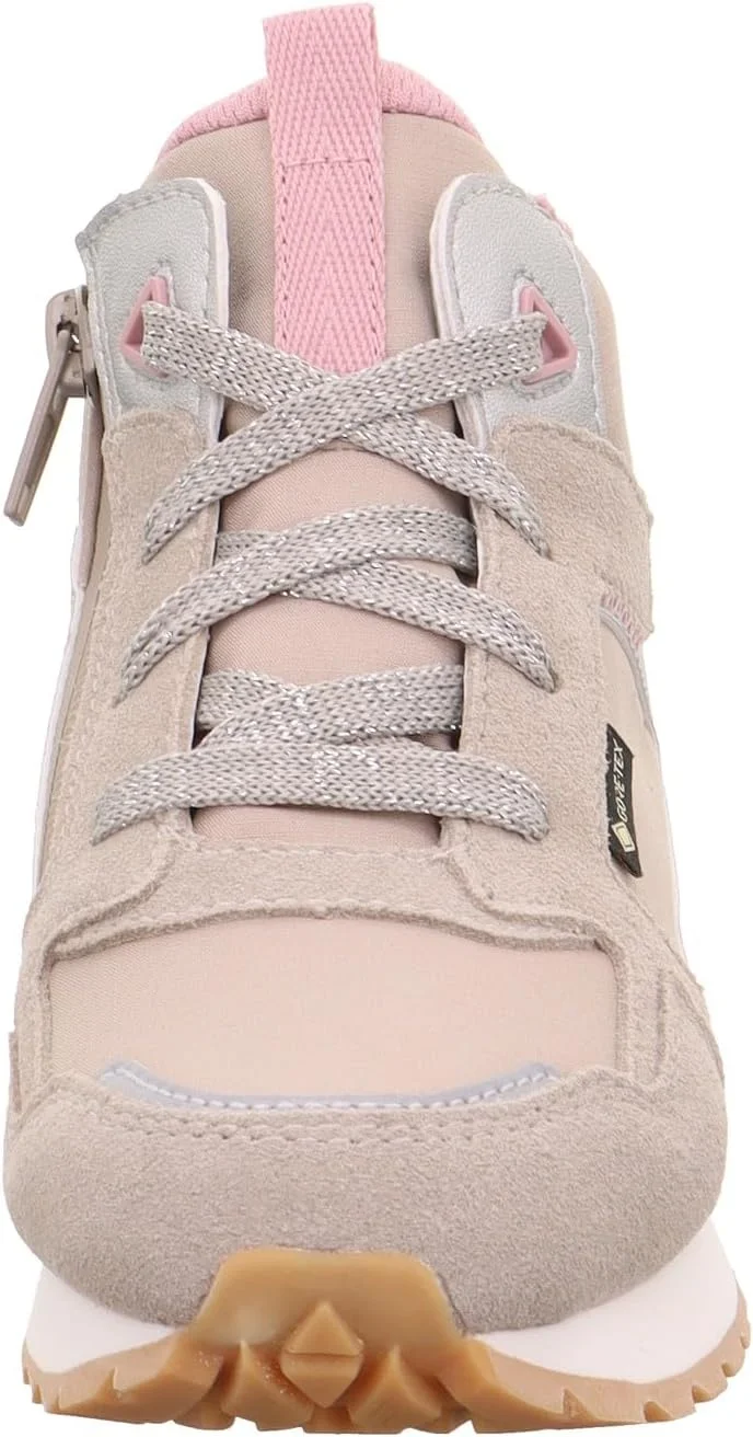 کفش کتانی دخترانه Superfit مدل Dash با لایه داخلی سبک Gore-tex رنگ بژ/صورتی 4000