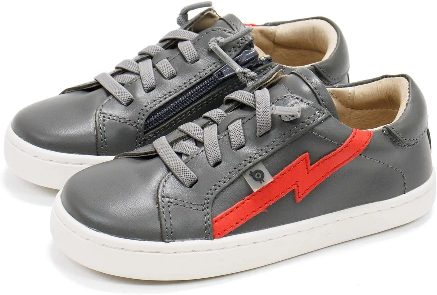 کفش دخترانه Old Soles مدل Bolty Runner (مناسب کودکان نوپا/کودکان کوچک)، خاکستری قرمز روشن، سایز 12 کودک کوچک