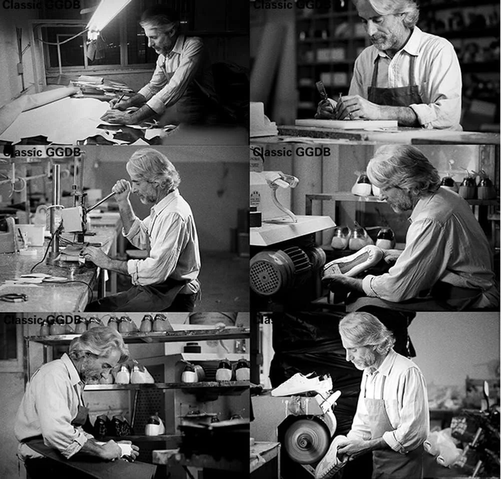 کفش های کتانی دخترانه گلدن گوس، راحت، تنفس پذیر، کفش های ورزشی چرمی غیر رسمی برای پیاده روی و ورزش ساحلی