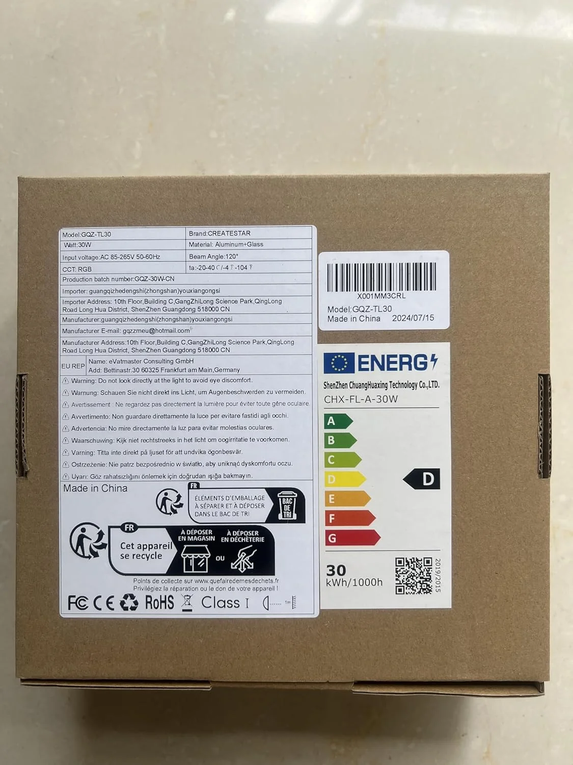 پروژکتور RGB 30 وات CREATESTAR، 16 میلیون رنگ، 28 حالت نورپردازی، قابل تنظیم، چراغ LED بیرونی با کنترل از راه دور و برنامه، ضد آب IP66 برای باغ، بار، مهمانی پروژکتور RGB 30 وات CREATESTAR، 16 میلیون رنگ، 28 حالت نورپردازی، قابل تنظیم، چراغ LED بیرونی با کنترل از راه دور و برنامه، ضد آب IP66 برای باغ، بار، مهمانی