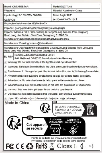 نورافکن RGB 48 وات CREATESTAR، بسته 2 عددی چراغ های LED RGB، چراغ وال واشر رنگارنگ 16 میلیون رنگ با کنترل از راه دور و تایمر برای مهمانی بار استیج دیسکو باغ جشنواره نورافکن RGB 48 وات CREATESTAR، بسته 2 عددی چراغ های LED RGB، چراغ وال واشر رنگارنگ 16 میلیون رنگ با کنترل از راه دور و تایمر برای مهمانی بار استیج دیسکو باغ جشنواره