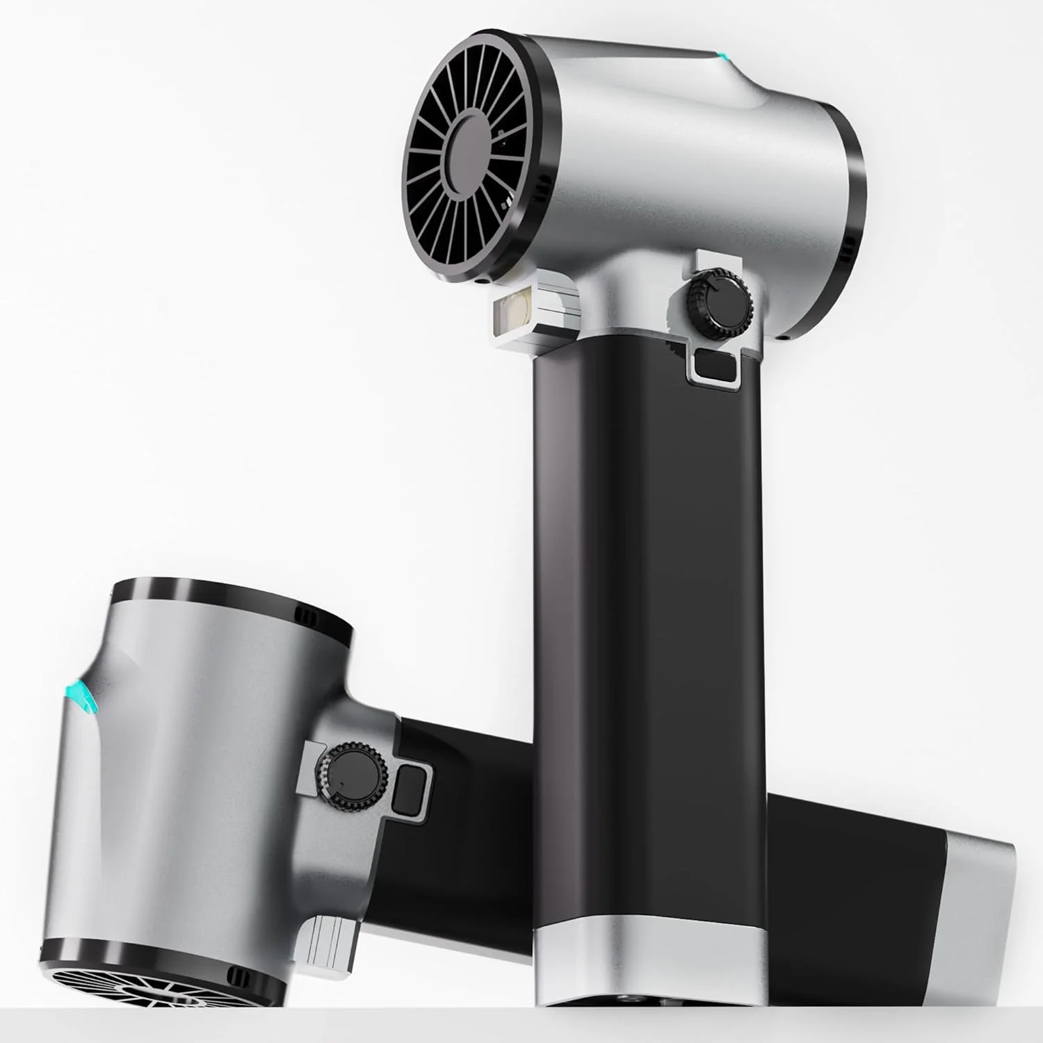 دمنده هوای توربو PERFORMANCE GURU برای خشک کردن خودرو، حداکثر سرعت 181 فوت بر ثانیه، دارای چراغ، موتور براشلس 750 وات و 64 میلیمتری، دسته سیلیکونی، دمنده با سرعت متغیر بینهایت برای خشک کردن خودرو (مشکی عاجی) دمنده هوای توربو PERFORMANCE GURU برای خشک کردن خودرو، حداکثر سرعت 181 فوت بر ثانیه، دارای چراغ، موتور براشلس 750 وات و 64 میلیمتری، دسته سیلیکونی، دمنده با سرعت متغیر بینهایت برای خشک کردن خودرو (مشکی عاجی)