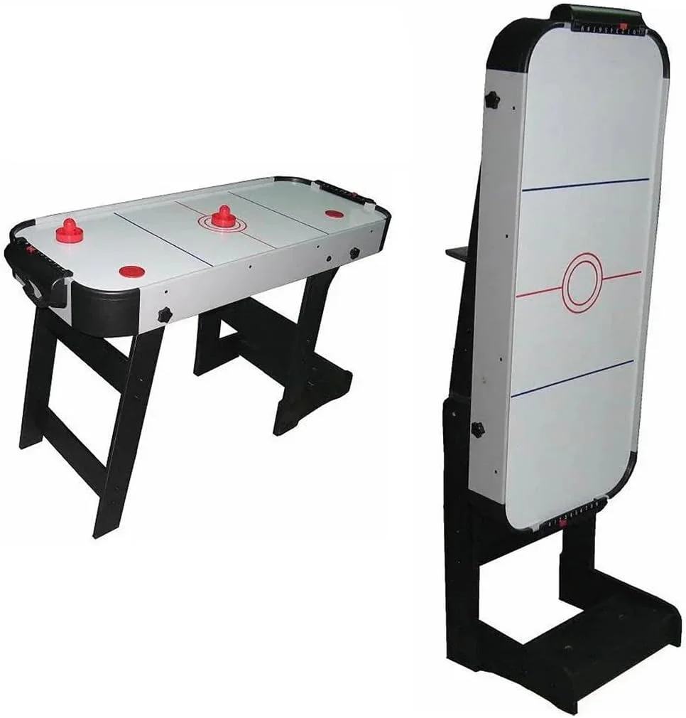 میز ایر هاکی مارشال فیتنس مدل MF-3065 نهایی برای خانه شما: تاشو و قابل حمل | سطح بازی صاف | دمنده هوا | نصب و نگهداری آسان | 1 سال گارانتی فن | میز 5 فوتی