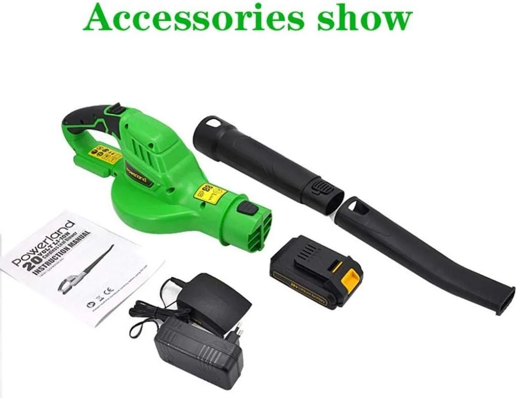 دمنده برگ قابل حمل NOALED برای تمیز کردن چمن یا برگ های حیاط، دمنده برگ باغی توربین هوای برقی بی سیم لیتیومی، یک باتری و یک شارژر دمنده برگ قابل حمل NOALED برای تمیز کردن چمن یا برگ های حیاط، دمنده برگ باغی توربین هوای برقی بی سیم لیتیومی، یک باتری و یک شارژر