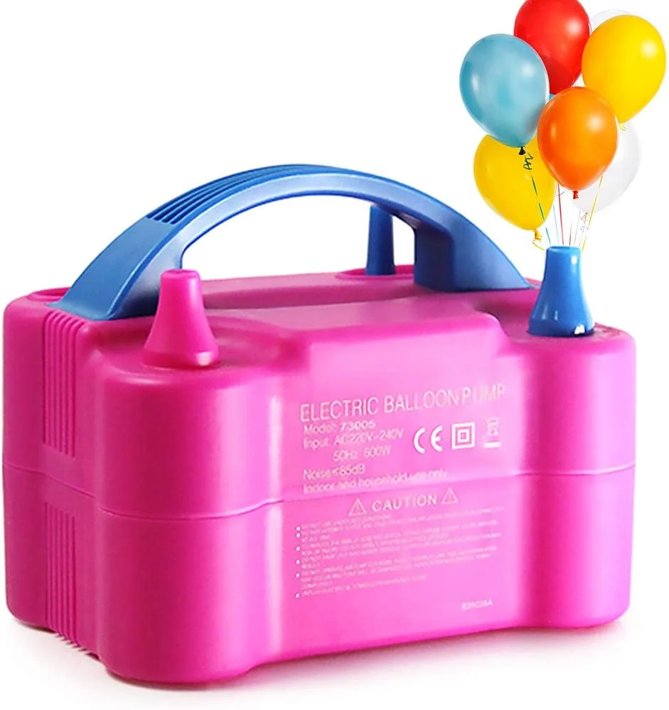 پمپ بادکنک LANBOJI، پمپ برقی بادکنک LANBOJI، پمپ دمنده هوای قابل حمل، نازل دوگانه، مناسب برای تزئینات جشن پمپ بادکنک LANBOJI، پمپ برقی بادکنک LANBOJI، پمپ دمنده هوای قابل حمل، نازل دوگانه، مناسب برای تزئینات جشن