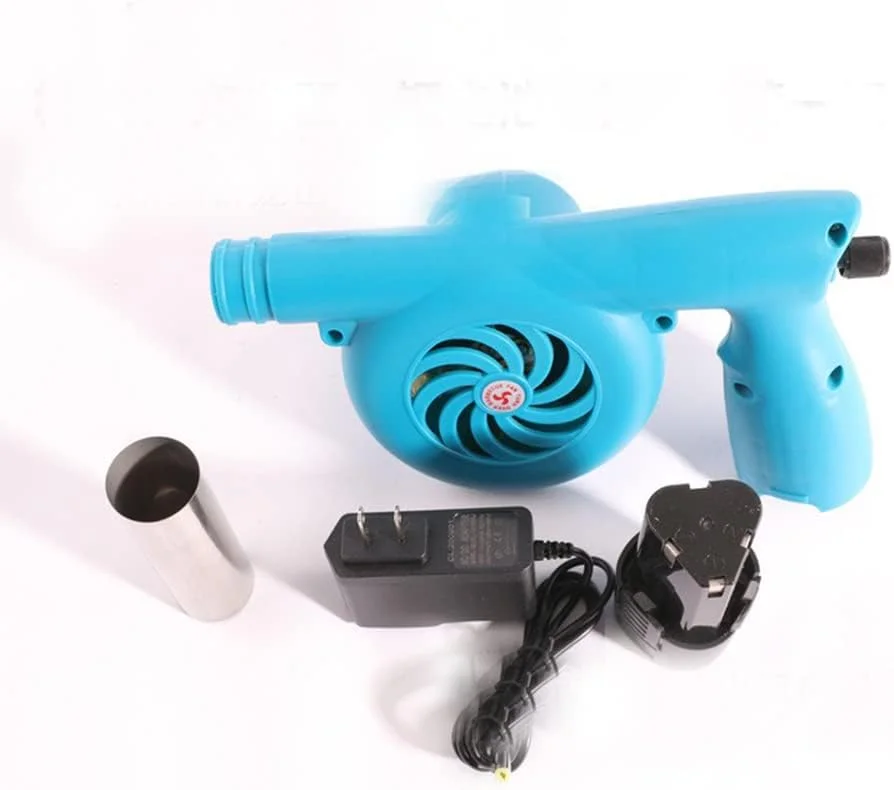 دمنده هوای برقی بی سیم Lxacade با باتری قابل شارژ و کنترل سرعت، ابزار آتش زنه در فضای باز برای BBQ، کمپینگ، پیک نیک دمنده هوای برقی بی سیم Lxacade با باتری قابل شارژ و کنترل سرعت، ابزار آتش زنه در فضای باز برای BBQ، کمپینگ، پیک نیک