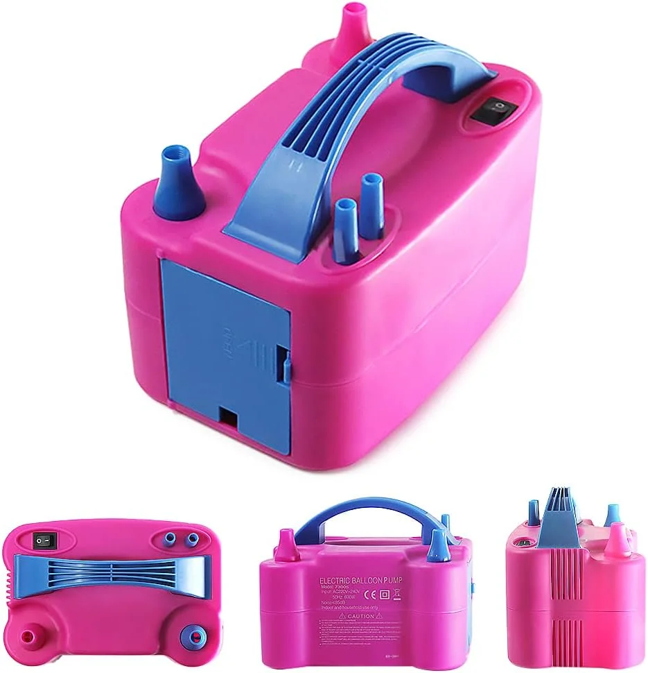 پمپ بادکنک LANBOJI، پمپ برقی بادکنک LANBOJI، پمپ دمنده هوای قابل حمل، نازل دوگانه، مناسب برای تزئینات جشن پمپ بادکنک LANBOJI، پمپ برقی بادکنک LANBOJI، پمپ دمنده هوای قابل حمل، نازل دوگانه، مناسب برای تزئینات جشن