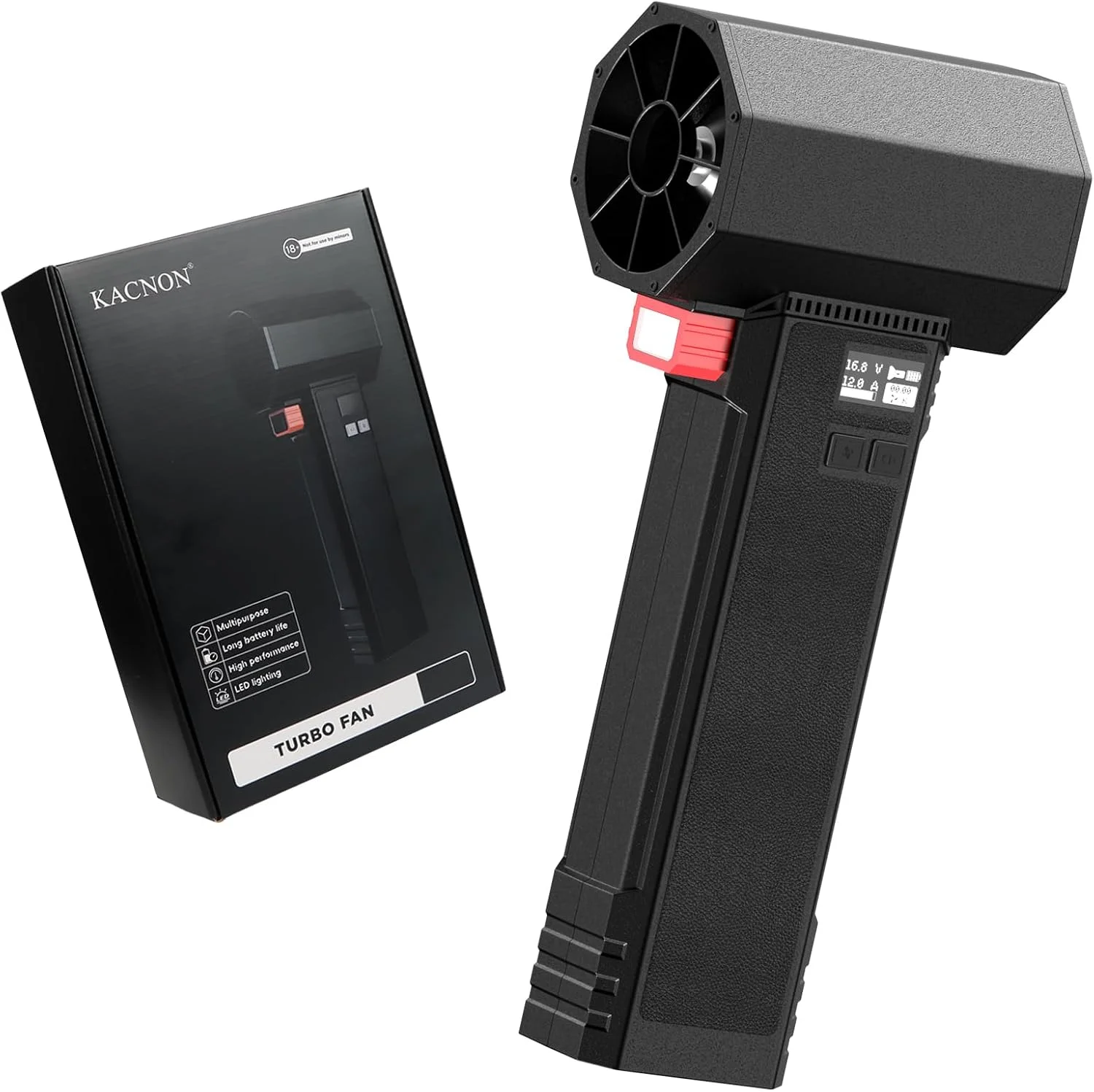 دمنده هوای خشک کن خودرو بزرگ KACNON، فن توربو دمنده برگ برقی بی سیم فوق العاده برای تمیز کردن پاسیو، مراقبت از چمن و خشک کردن خودرو دمنده هوای خشک کن خودرو بزرگ KACNON، فن توربو دمنده برگ برقی بی سیم فوق العاده برای تمیز کردن پاسیو، مراقبت از چمن و خشک کردن خودرو