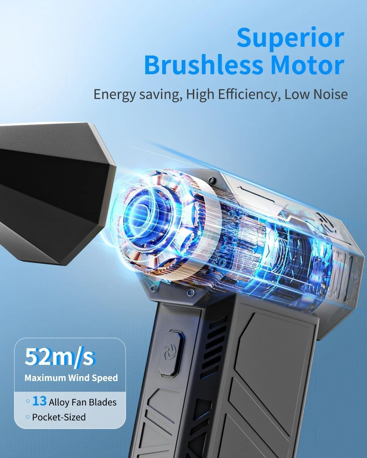 جاروبرقی هوای فشرده جیاوو با سرعت 130000 دور در دقیقه، دمنده خشک جت قابل تنظیم 3 سرعته، خشک کن بی سیم و قابل شارژ با سرعت بالا برای خودرو، نظافت، کمپینگ در فضای باز، منزل جاروبرقی هوای فشرده جیاوو با سرعت 130000 دور در دقیقه، دمنده خشک جت قابل تنظیم 3 سرعته، خشک کن بی سیم و قابل شارژ با سرعت بالا برای خودرو، نظافت، کمپینگ در فضای باز، منزل