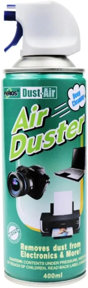 اسپری هوای فشرده Herios برای تمیز کردن صفحه نمایش، گردگیری، اسپری هوا برای کامپیوتر، لپ تاپ، کیبورد و غیره، 400 میلی لیتر، فناوری پیشرفته تمیز کردن اسپری هوای فشرده Herios برای تمیز کردن صفحه نمایش، گردگیری، اسپری هوا برای کامپیوتر، لپ تاپ، کیبورد و غیره، 400 میلی لیتر، فناوری پیشرفته تمیز کردن