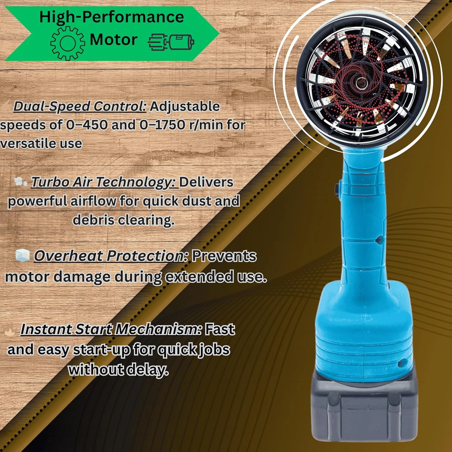 دمنده برگ برقی Bonai 88V، دمنده هوای باتریدار به همراه شارژر و کیف، ابزار دستی برای چمن، پاسیو و کارگاه، BN-HK59 دمنده برگ برقی Bonai 88V، دمنده هوای باتریدار به همراه شارژر و کیف، ابزار دستی برای چمن، پاسیو و کارگاه، BN-HK59