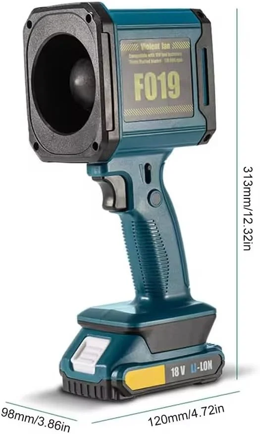 دمنده هوای توربو شارژی بیسیم، پرههای کانالی 70 میلیمتری، کنترل سرعت پیوسته، آتشزنه باربیکیو (چند رنگ) دمنده هوای توربو شارژی بیسیم، پرههای کانالی 70 میلیمتری، کنترل سرعت پیوسته، آتشزنه باربیکیو (چند رنگ)