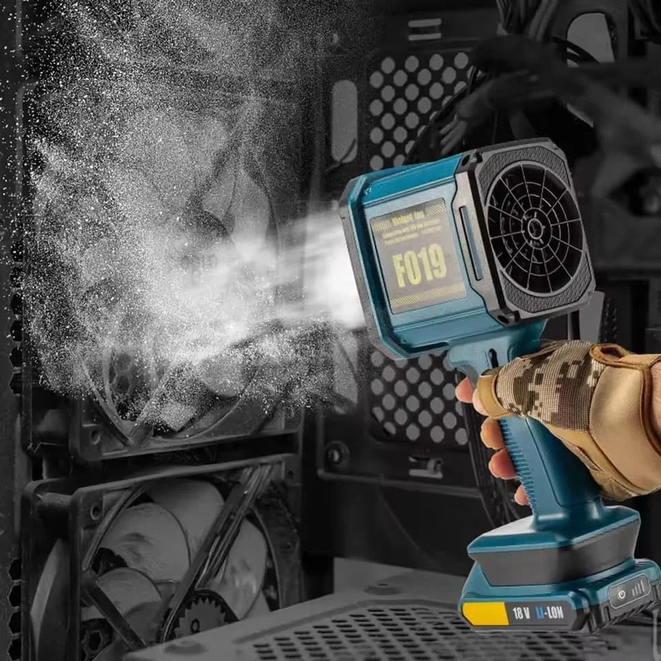 دمنده هوای توربو شارژی بیسیم، پرههای کانالی 70 میلیمتری، کنترل سرعت پیوسته، آتشزنه باربیکیو (چند رنگ) دمنده هوای توربو شارژی بیسیم، پرههای کانالی 70 میلیمتری، کنترل سرعت پیوسته، آتشزنه باربیکیو (چند رنگ)