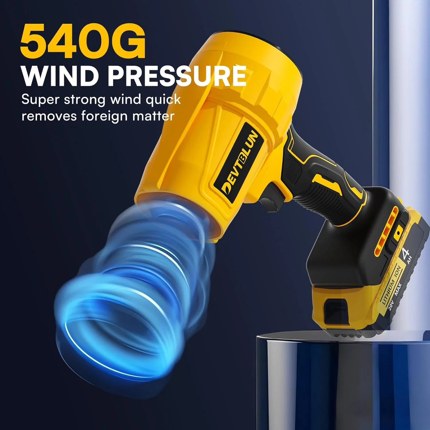 دمنده برگ برقی شارژی سازگار با باتری 20 ولت Dewalt، دمنده هوای جت فن دستی 30000 دور در دقیقه برای برف روبی و گرد و غبار دمنده برگ برقی شارژی سازگار با باتری 20 ولت Dewalt، دمنده هوای جت فن دستی 30000 دور در دقیقه برای برف روبی و گرد و غبار