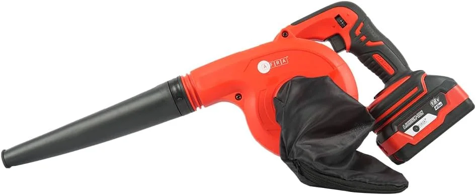 دمنده شارژی قابل حمل آفرا 18 ولت، باتری 4.0 آمپر ساعت، 11000-19000 دور در دقیقه، نرخ دمیدن 2.6 متر مکعب در دقیقه، موتور براشلس، دسته چرمی نرم، عملکرد دوگانه، مدل AFT-18PB-CDRD، 1 سال گارانتی دمنده شارژی قابل حمل آفرا 18 ولت، باتری 4.0 آمپر ساعت، 11000-19000 دور در دقیقه، نرخ دمیدن 2.6 متر مکعب در دقیقه، موتور براشلس، دسته چرمی نرم، عملکرد دوگانه، مدل AFT-18PB-CDRD، 1 سال گارانتی