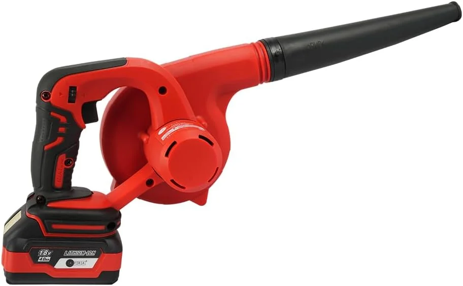 دمنده شارژی قابل حمل آفرا 18 ولت، باتری 4.0 آمپر ساعت، 11000-19000 دور در دقیقه، نرخ دمیدن 2.6 متر مکعب در دقیقه، موتور براشلس، دسته چرمی نرم، عملکرد دوگانه، مدل AFT-18PB-CDRD، 1 سال گارانتی دمنده شارژی قابل حمل آفرا 18 ولت، باتری 4.0 آمپر ساعت، 11000-19000 دور در دقیقه، نرخ دمیدن 2.6 متر مکعب در دقیقه، موتور براشلس، دسته چرمی نرم، عملکرد دوگانه، مدل AFT-18PB-CDRD، 1 سال گارانتی