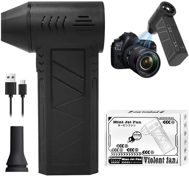 دمنده هوای سوپر، دمنده جت توربو با سرعت 130000 دور در دقیقه، ابزار دمنده گرد و غبار جت با سرعت قابل تنظیم، دمنده هوای دستی مینی قابل حمل برای خودرو، کمپینگ، نظافت، فضای باز، باربیکیو، خشک کردن حیوانات خانگی دمنده هوای سوپر، دمنده جت توربو با سرعت 130000 دور در دقیقه، ابزار دمنده گرد و غبار جت با سرعت قابل تنظیم، دمنده هوای دستی مینی قابل حمل برای خودرو، کمپینگ، نظافت، فضای باز، باربیکیو، خشک کردن حیوانات خانگی