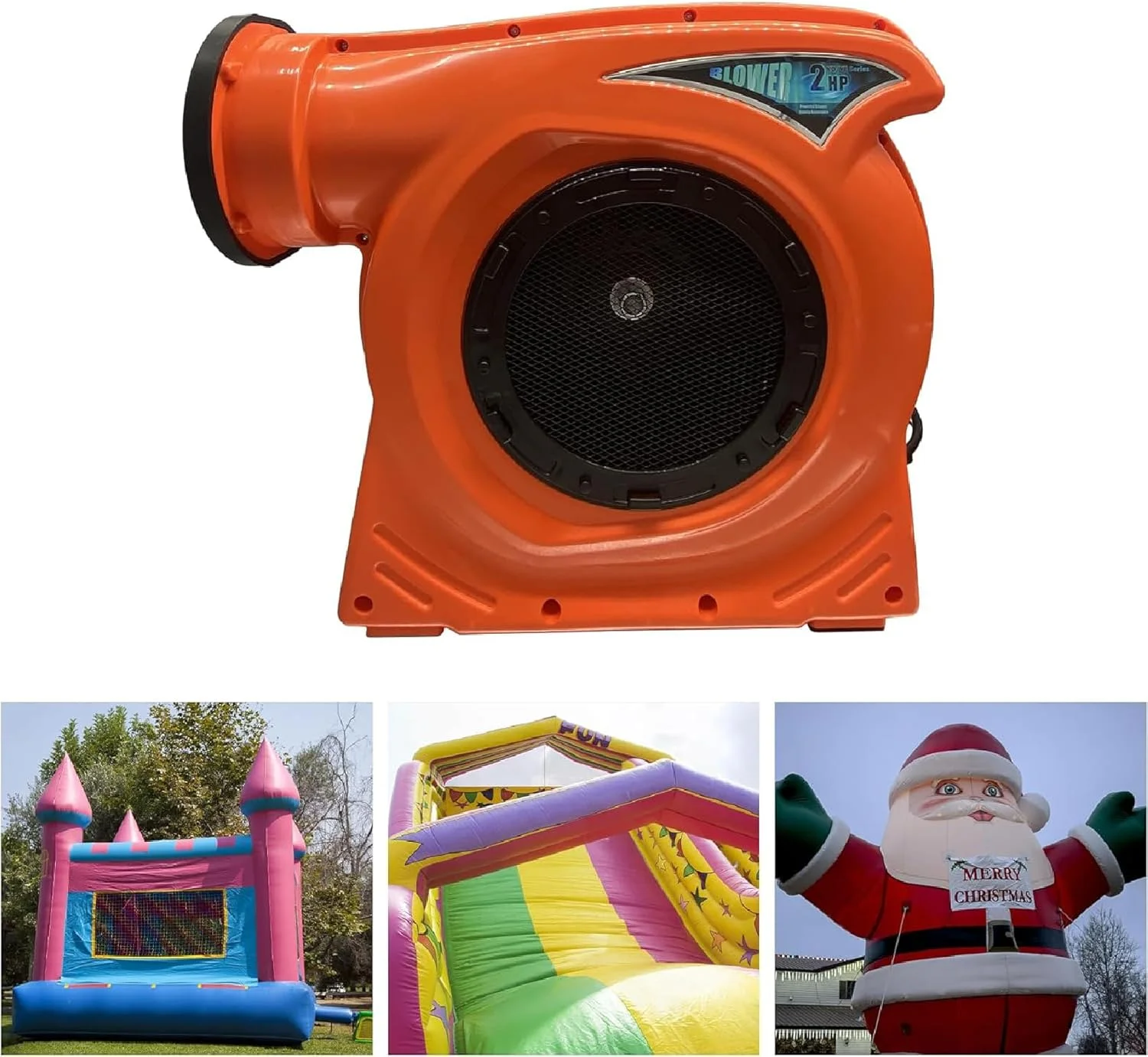 دمنده هوا ADORZ با قدرت 2 اسب بخار | دمنده های بادی کم مصرف 1500 واتی فن قدرتمند تجاری قابل حمل برای خانه های بادی بزرگ، قلعه بادی و سرسره دمنده هوا ADORZ با قدرت 2 اسب بخار | دمنده های بادی کم مصرف 1500 واتی فن قدرتمند تجاری قابل حمل برای خانه های بادی بزرگ، قلعه بادی و سرسره