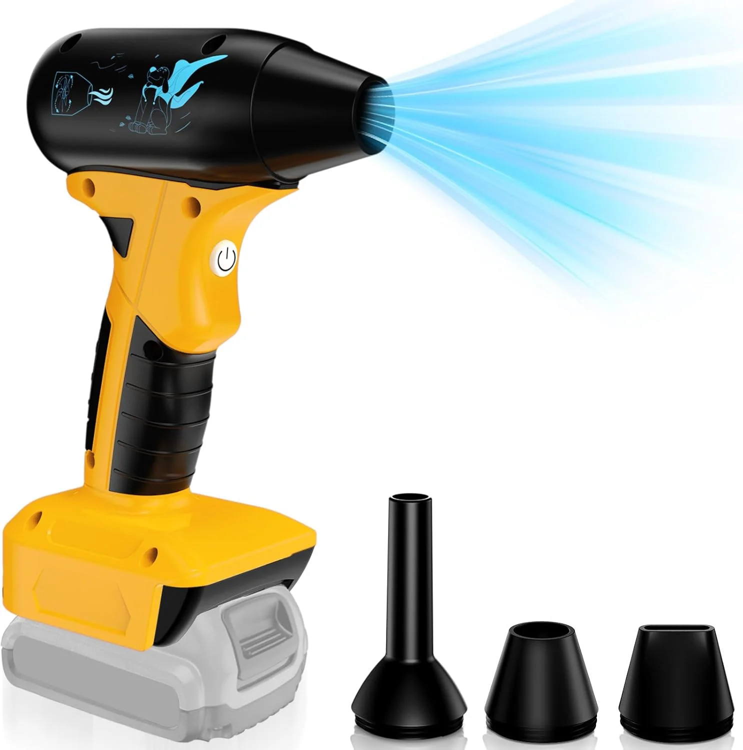 دمنده جت خشک برای باتری 20 ولت Dewalt، گردگیر هوای برقی 130000 دور در دقیقه، دمنده فن جت برای تمیز کردن صفحه کلید کامپیوتر، خشک کردن خودرو، کمپینگ، فضای باز (بدون باتری) دمنده جت خشک برای باتری 20 ولت Dewalt، گردگیر هوای برقی 130000 دور در دقیقه، دمنده فن جت برای تمیز کردن صفحه کلید کامپیوتر، خشک کردن خودرو، کمپینگ، فضای باز (بدون باتری)