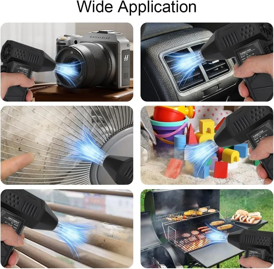 دمنده هوا OYDAS، فن جت گردگیر هوا با سرعت 130000 دور در دقیقه، سرعت قابل تنظیم بیش از 5 دنده، گردگیر هوای مینی دستی برای تمیز کردن، استفاده در کمپینگ در فضای باز، دمنده خشک کن جت قابل حمل (X6-مشکی) دمنده هوا OYDAS، فن جت گردگیر هوا با سرعت 130000 دور در دقیقه، سرعت قابل تنظیم بیش از 5 دنده، گردگیر هوای مینی دستی برای تمیز کردن، استفاده در کمپینگ در فضای باز، دمنده خشک کن جت قابل حمل (X6-مشکی)