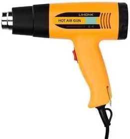 تفنگ حرارتی برقی 1500 وات – دمنده هوای گرم با تنظیمات دمای دوگانه، ابزار گرمایش سریع برای رنگ زدایی، حذف چسب، بسته بندی کوچک و تعمیرات DIY – طراحی جمع و جور و بادوام