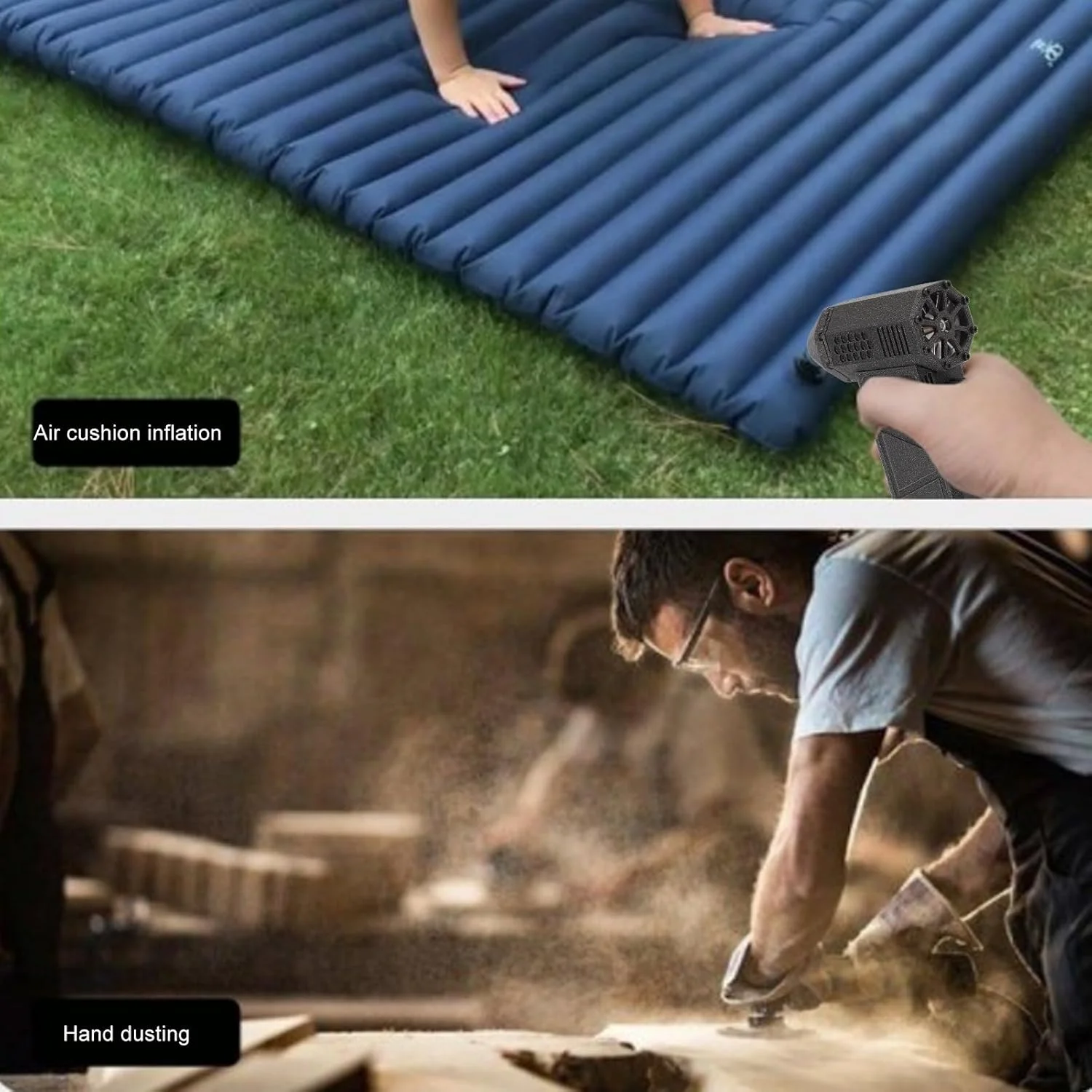 دمنده هوا، گردگیر برقی 300000 دور در دقیقه با تنظیم سرعت پیوسته، شارژ سریع Type C QC15W، مناسب برای کیبورد کامپیوتر، فضای باز و خودرو دمنده هوا، گردگیر برقی 300000 دور در دقیقه با تنظیم سرعت پیوسته، شارژ سریع Type C QC15W، مناسب برای کیبورد کامپیوتر، فضای باز و خودرو